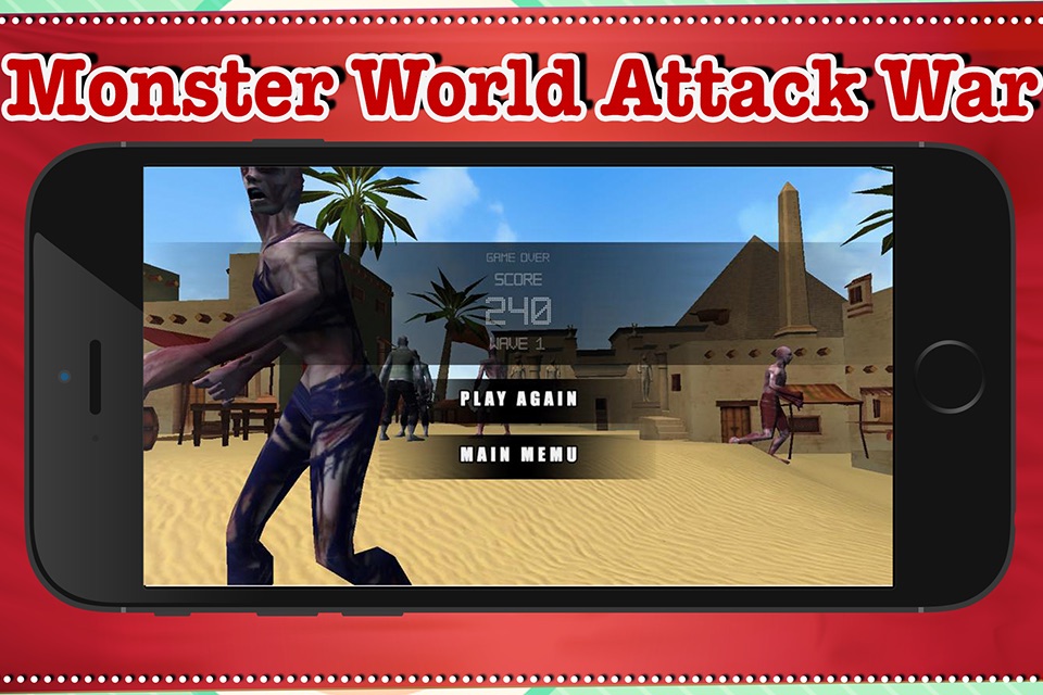 Monster World Attack War - free game first most fun for person screenshot 4