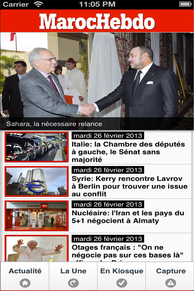 Maroc Hebdo International screenshot 2