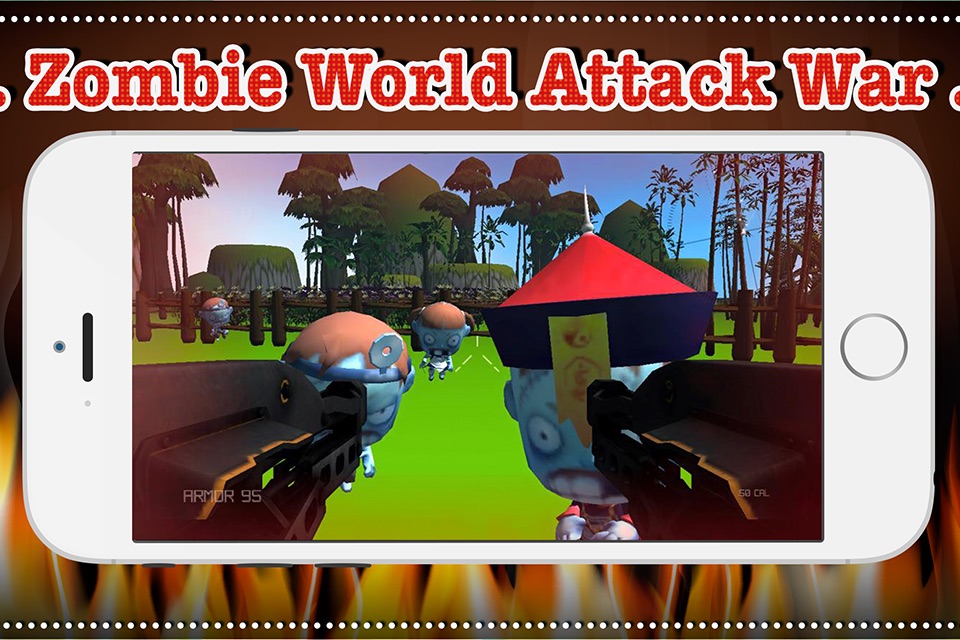 Zombie World Attack War - cool game adventure strategy screenshot 3