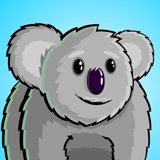 Crazy Koala - Feed Baby Koala Bamboo Cube Icon