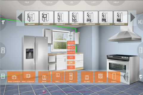 Eurostyle 3D kitchen planner screenshot 4