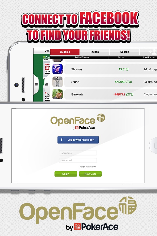 Open Face by PokerAce screenshot 4