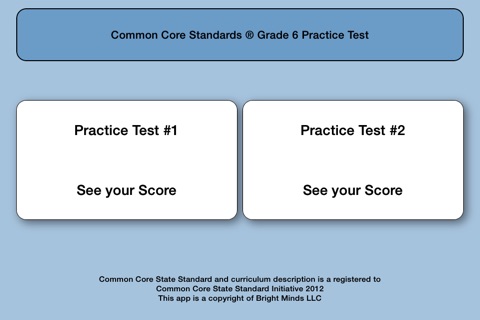 Common Core State Standards® Grade 6 Math Practice Test screenshot 4