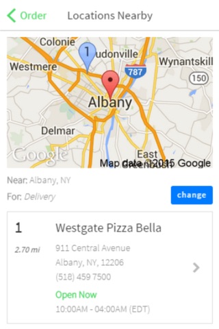 Westgate Pizza Bella Ordering screenshot 2