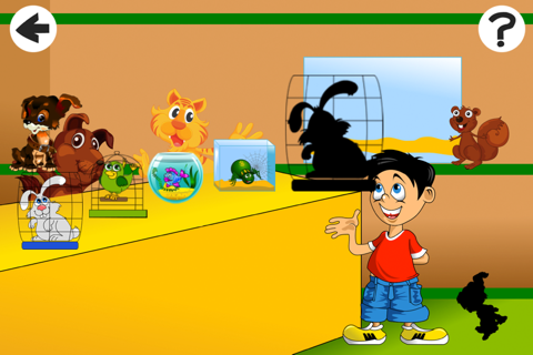 Cute Little Pet-s Store Shadow Game-s Animated Baby & Kids Task-s Tricky Puzzle Toddler`s First App screenshot 4