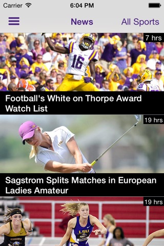 LSU Sports Mobile screenshot 3