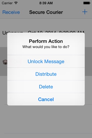 Secure Courier screenshot 2