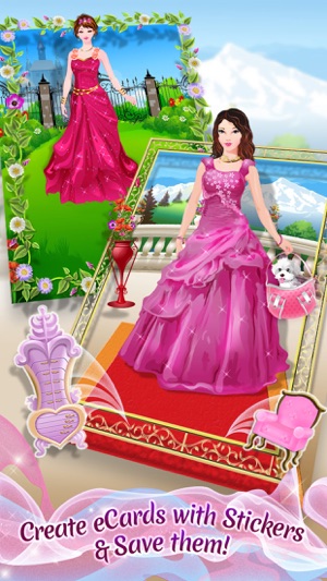 Princess Party Planner - Dress Up, Makeup & eCard Maker Game(圖4)-速報App