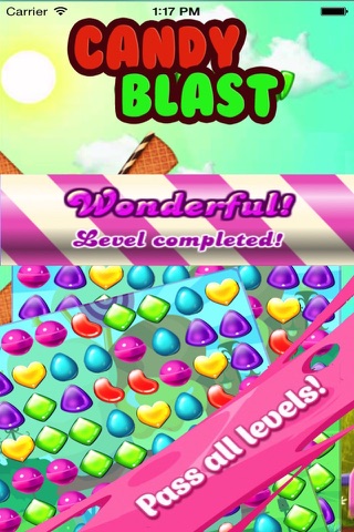 Candy Blast Smash-Amazing candy match 3 game for kids and girls screenshot 3