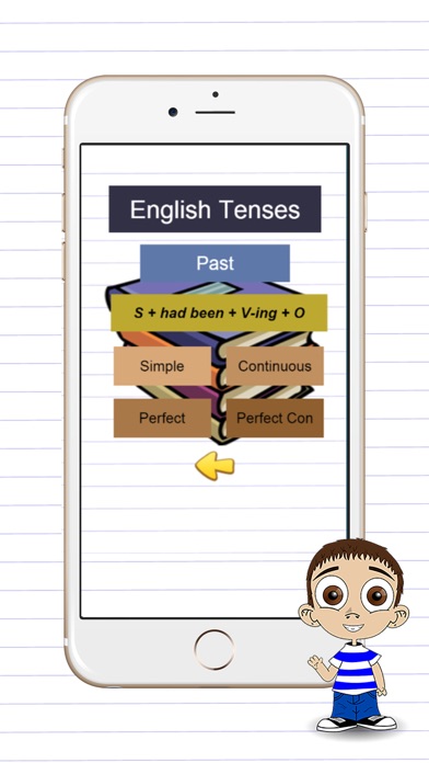 Learn English tenses structures - past present and future 1.0.0 IOS -