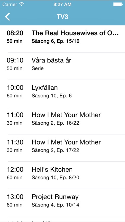 TvAppen - Din egen Tv-tablå screenshot-3
