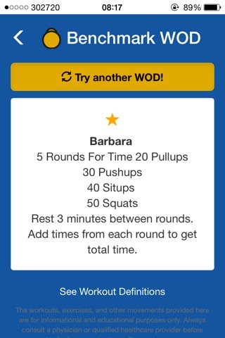 The WOD Generator: Workout screenshot 2