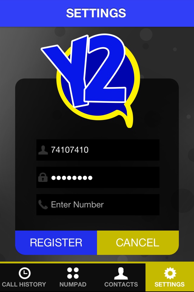 Y2call screenshot 2