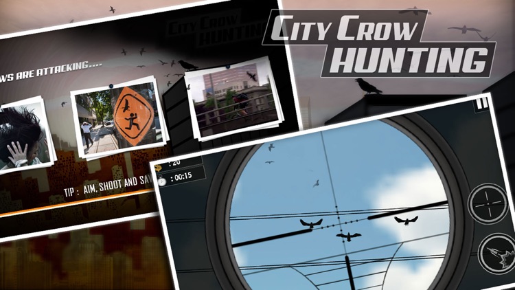 City Crow Hunting : Forest Bird Sniper Shooting Game Free