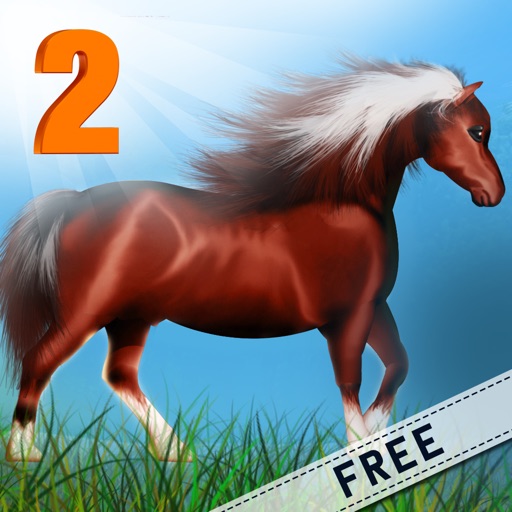 Horse Poney Wild Agility Race 2 : The winter icy mountain dangerous path - Free iOS App