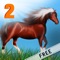 Horse Poney Wild Agility Race 2 : The winter icy mountain dangerous path - Free