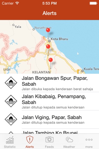 TogetherWithU - Banjir Alert screenshot 2