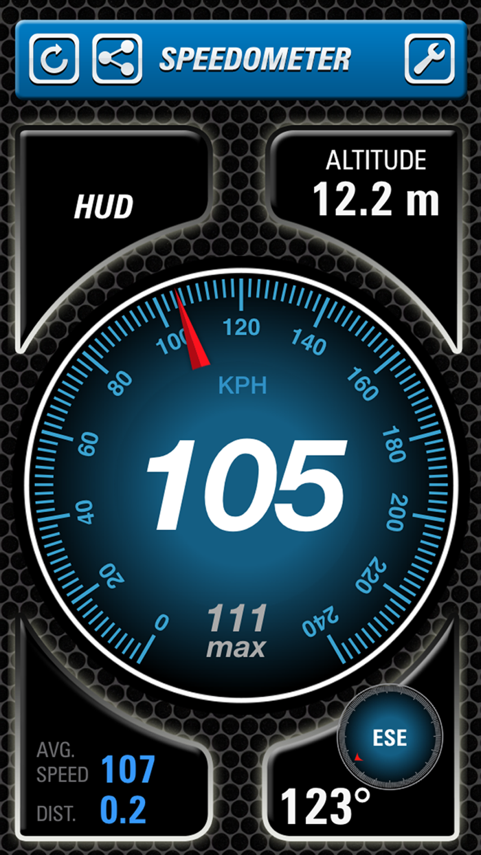 Speedometer and Chrono