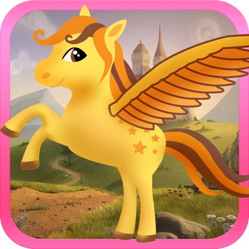 Unicorn Flying Maze - Magical Kingdom Glider Game Free Icon