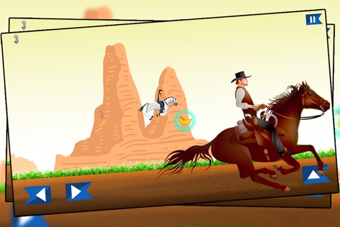 Cowboy Horseback Riding Obstacle Second Race : The western horse agility dressage - Free Edition screenshot 3