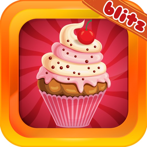 Yummy Cupcake Blitz : - A delicious match 3 game for Christmas icon