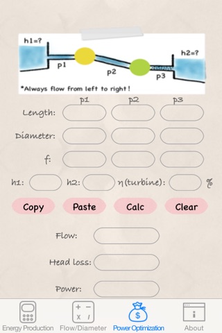 Hydraulic calculator to learn hydroelectric plant design screenshot 3