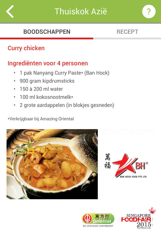 Thuiskok Azië Receptenwijzer