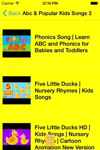 ABC 123 Nursery Rhymes and Songs screenshot 3
