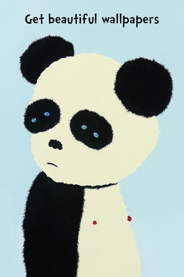 Goodbye Panda - i love ikooki wallpapers - art piece in your pocket - Dvir Cohen-Kedar screenshot 3