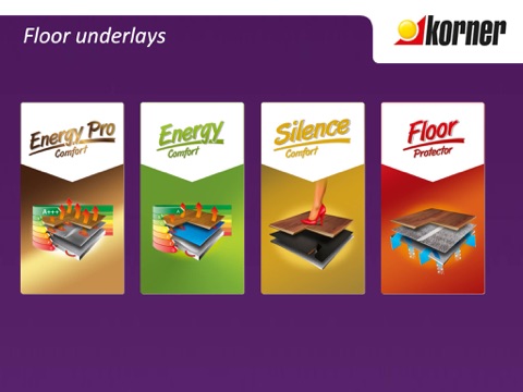 KORNER - Floor underlays screenshot 2