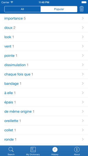 French <> English Dictionary + Vocabulary trainer Free(圖5)-速報App