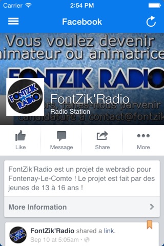 FontZik'Radio screenshot 2