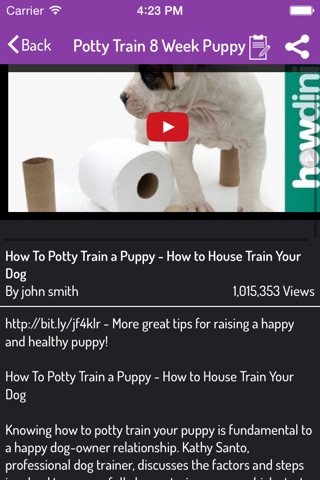 Potty Training Guide For Puppy screenshot 3