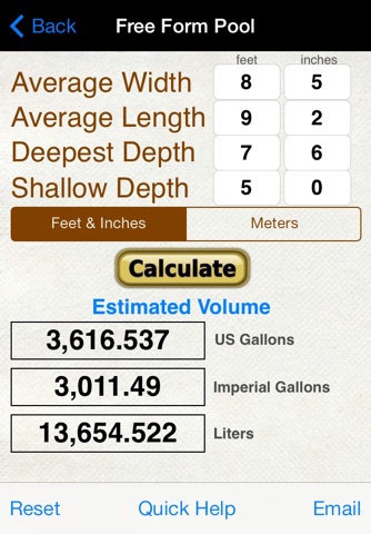 Pool Volume & Size screenshot 4