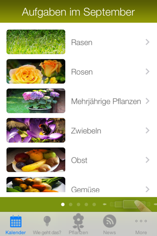 Garten Kalender screenshot 3