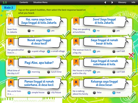 iCan Speak Indonesian Level 1 Module 3 screenshot 2