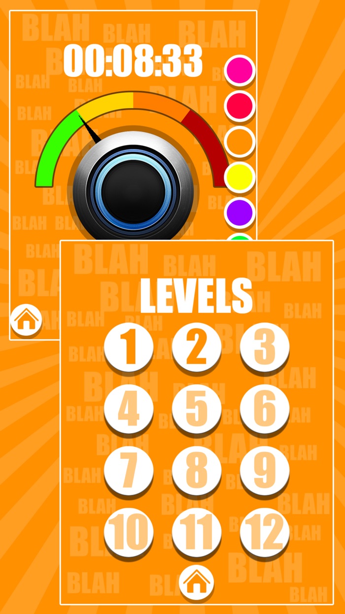 Blah Button Faster Fingers First