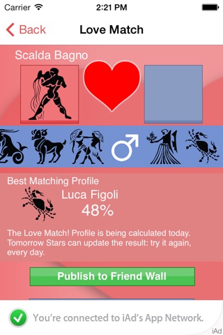 Love Match! Test Zodiac Sign Affinity Today with Facebook friends screenshot 4