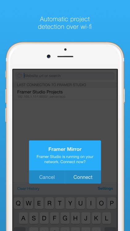 Frameless - a full-screen web browser