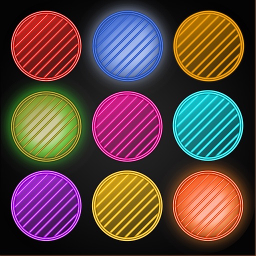 Neon Ball Matching: Clear the Line icon