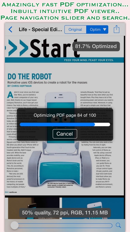 PDFOptim for iOS