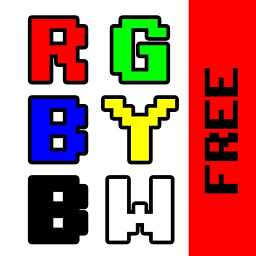 RGBYBW Free - Don't Tap The Wrong Colors icon