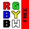 RGBYBW Free - Don't Tap The Wrong Colors