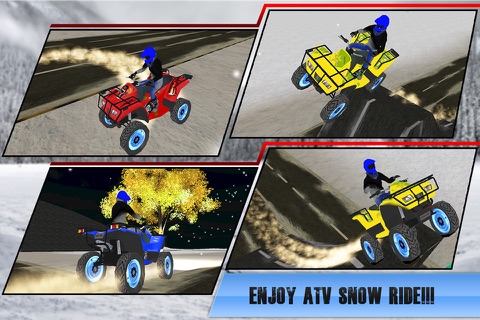 Snow Quad Bike Simulator 3D – Ride the offroad atv & show some extreme stunts screenshot 3