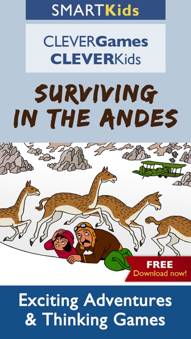How to cancel & delete Smart Kids : Surviving in the Andes - Intelligent thinking activities to improve brain skills for your family and school from iphone & ipad 1