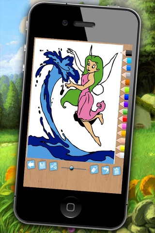 Pintar Hadas: juego de entretenimiento para niñas y niños para colorear hadas con el dedo screenshot 3