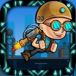 Jet-pack Hero Kid Space Station War