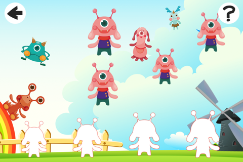 A Fantasy Monsters’ World: Sort By Size Game to Play and Learn for Children screenshot 3