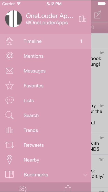 TweetCaster PINK for Twitter
