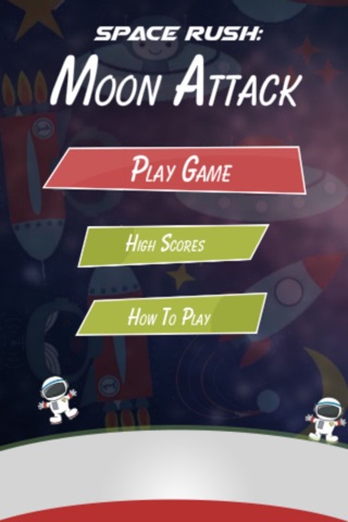 Space Rush - Moon Attack screenshot 2